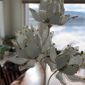 Rare vintage mid century lotus lamp